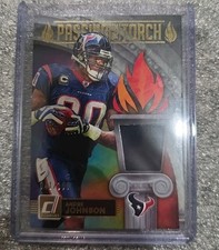2025 Donruss Andre Johnson Jayden Higgins Pass The Torch #/199 Rookie Patch