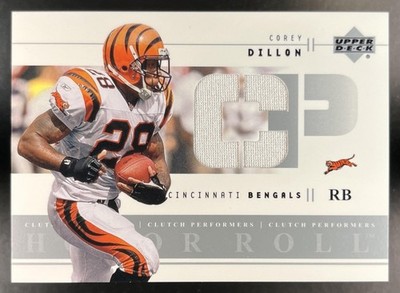 Corey Dillon 2002 Upper Deck Honor Roll Clutch Performers Jerseys #CP-CD