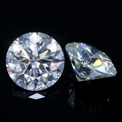 Natural Certified DE Color VVS1 Brilliant Cut 4.25 MM Round Pair Diamond Bx01