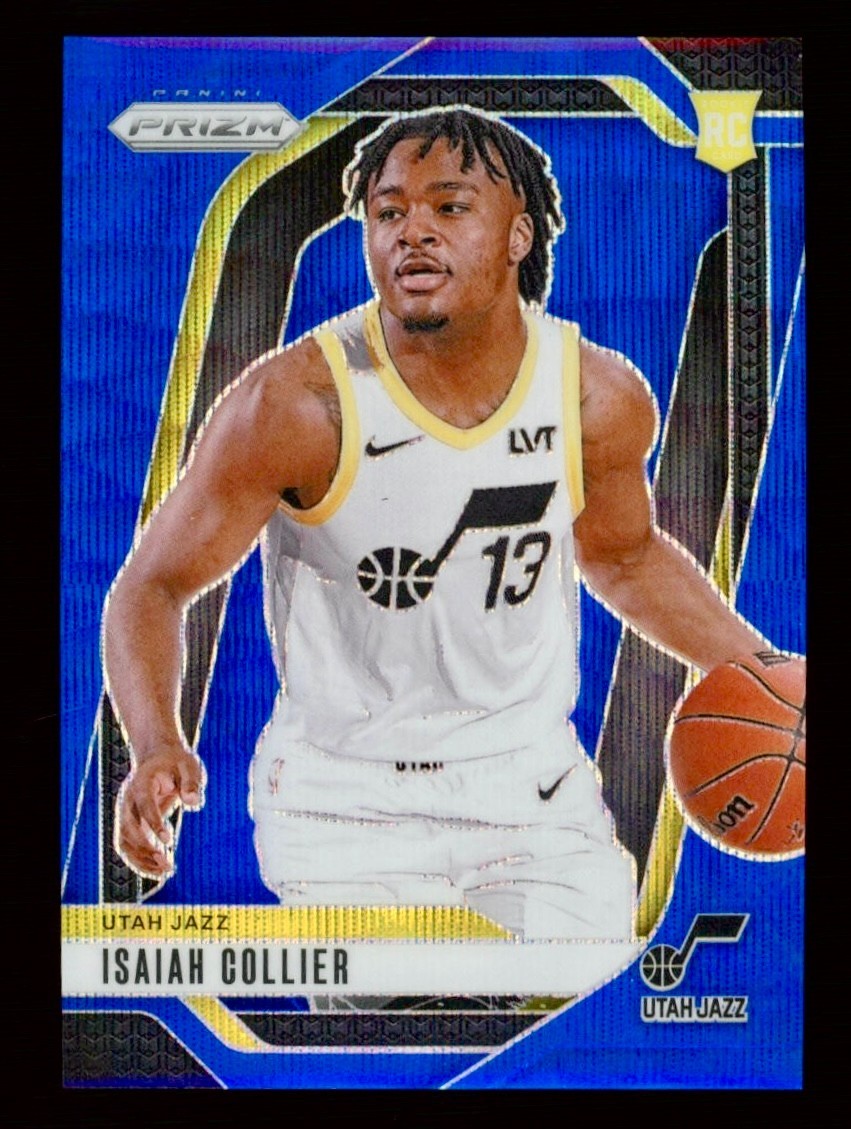 2024-25 Panini PRIZM - Isaiah Collier #227 ROOKIE BLUE WAVE PRIZM /125 