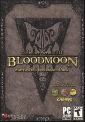 The Elder Scrolls III Morrowind: Bloodmoon PC CD werewolf island RPG game add-on