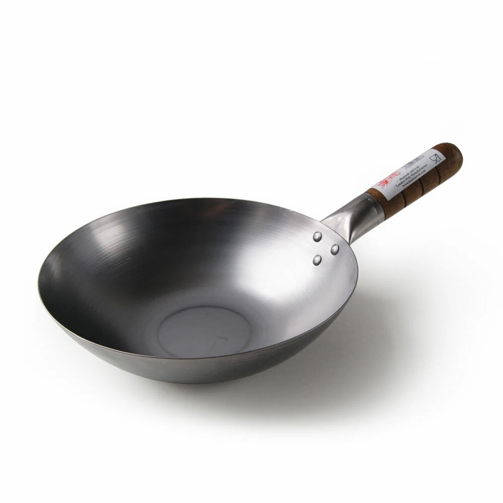 10" (25cm) Flat Based Carbon Steel Wok - Commercial Quality
Opens in a new window or tab