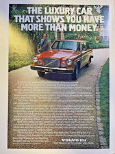 1975 Vintage Magazine Advertisement Volvo 164 Luxury Car
