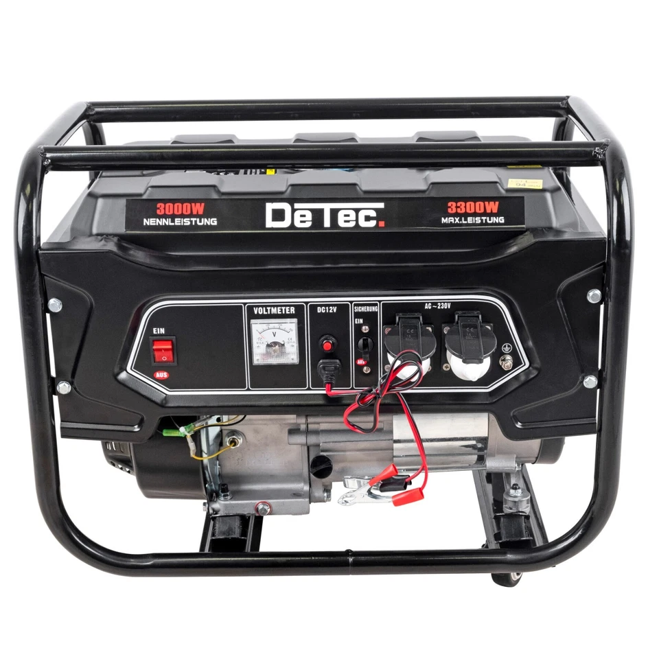 Stromerzeuger 3300 Watt Generator 7 PS und 230V Notstromaggregat COB Batterie - Bild 2 von 4