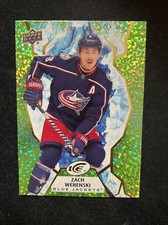 21-22 UD ICE Hockey Green Parallel 25 Zach Werenski