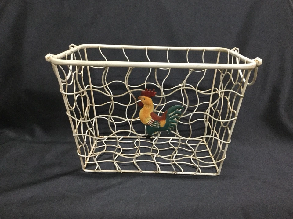 Decorative Chicken Wire Nesting Storage Baskets, Set Of Three - Image 2 of 3