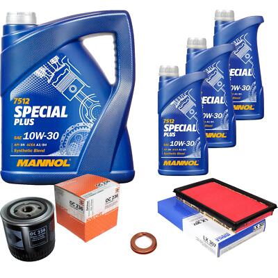 MAHLE Inspektionspaket 8 L MANNOL Special Plus 10W-30 für Nissan Primera Kombi
