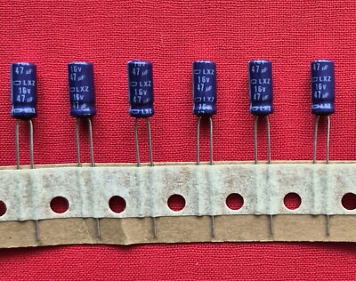 Nippon NCC 47uF 16V Elektrolyt Kondensator Radial Menge Wählbar 1-10 Stück