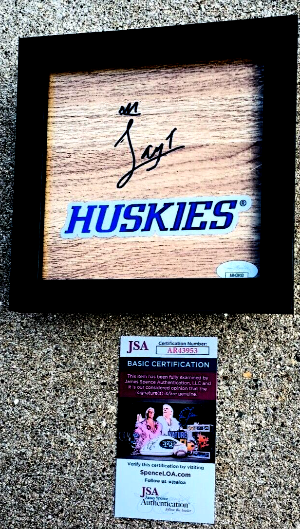 JAYLEN NOWELL Washington SIGNED & FRAMED Floor JSA COA HUSKIES BASKETBALL 