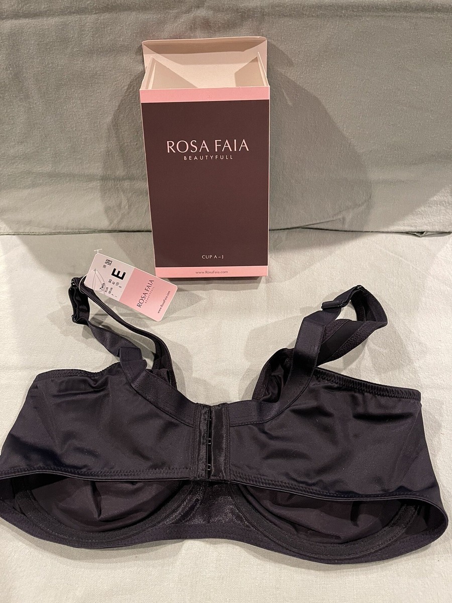 Anita Rosa Faia Twin Soft Cup Bra - Unlined Wireless Comfort Bra Rosewood 44A