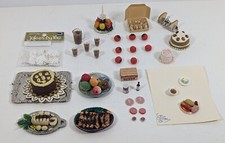Mini Food Products Dollhouse Miniatures Large Collection Of 47-Pieces 