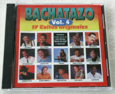BACHATAZO VOL.4 V.A / 17 EXITOS ORIGINALES CD 90'S JOSE LUIS REC. LATIN RARE OOP