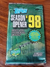 1998 Topps Season Opener football (Single 7 card pk lots) - Manning, Moss RC??