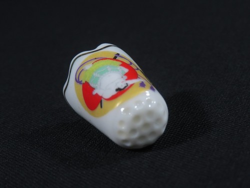 finger cots Japan cot pottery ceramics sumo kabuki sukeroku sewing dressmaking - Picture 21 of 24