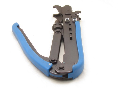 Herramienta de engarce de compresión coaxial tipo F RG59 RG6 RG11 conectores PPC engarzado de cable - Imagen 10 de 11