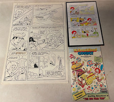 McDONALDS LAND #101 comic ART and COLOR GUIDE RONALD 1976 MAYOR MCCHEESE CROOK