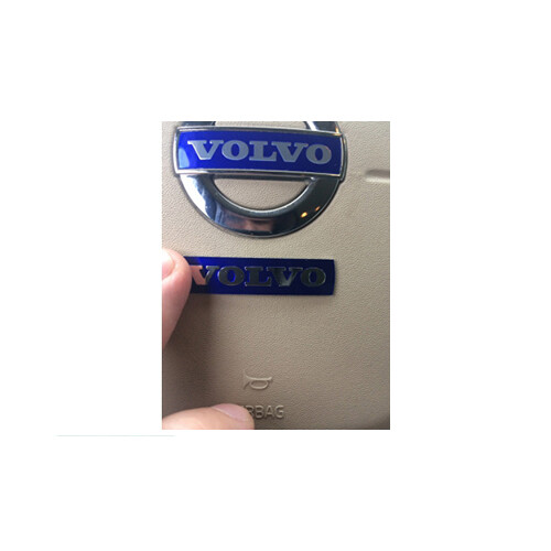 Genuine Volvo Adhesive Steering Wheel Logo Badge Emblem (46mm x 10.5mm) - Picture 2 of 3