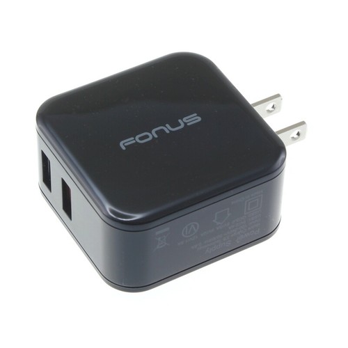 2-Port 30W Fast Home Charger w Cord Type-C 10ft USB Cable for Phones Tablets - 第 4/10 張圖片