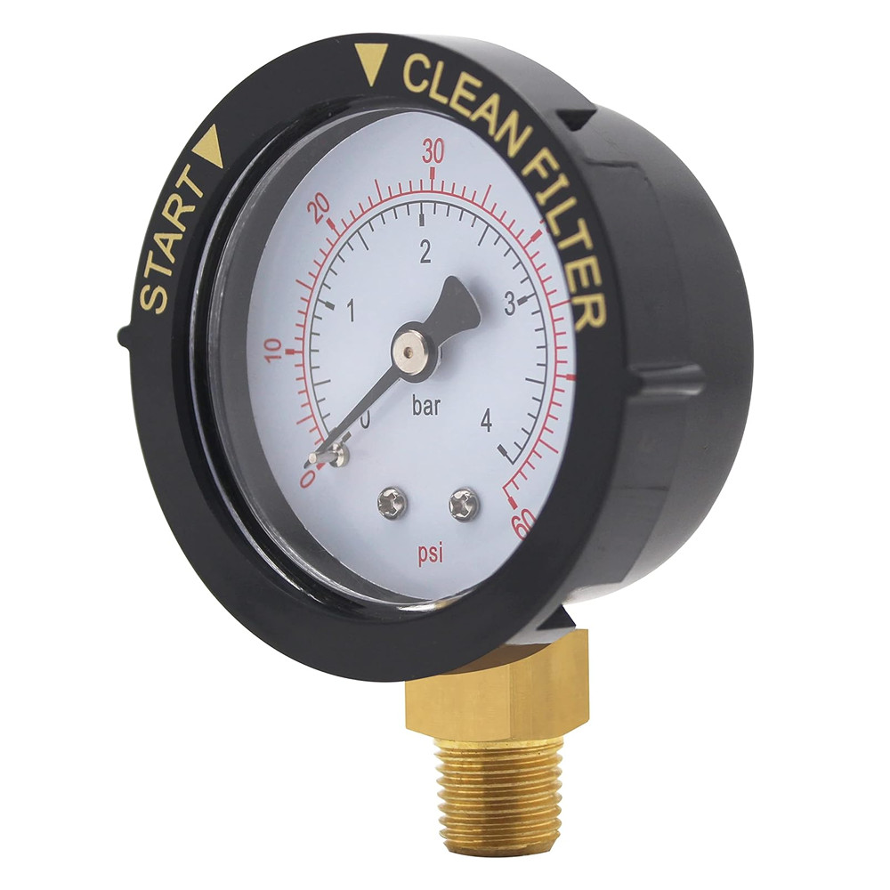 98209800 Manual Air Relief Valve w/Pressure Gauge for Pentair Pool / Spa Filter