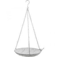 Blumenampel Weiß Im Shabby Chic Stil - HäNgeschale Metall Ø31Cm -