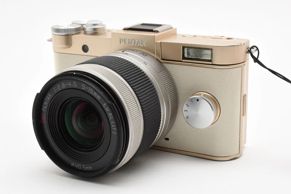 [2754 disparos] Lente PENTAX Q-S1 5-15 mm 12,4 MP Champagne Gold Digital de JAPÓN Foto 2 de 4