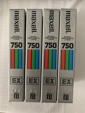 4 quantity new in package Maxell BETA 750 EX Epitaxial Video Cassettes Tapes