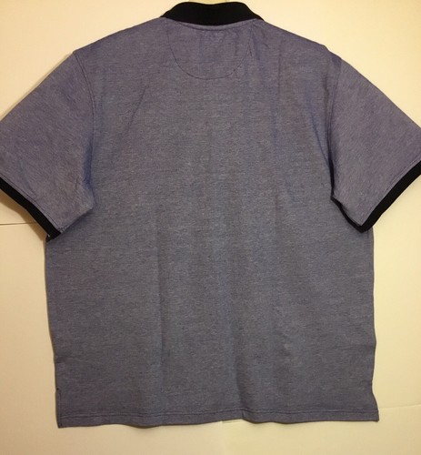 CLASSIC PIQUE POLO Faded Glory Men’s Short Sleeve Shirt Sz 2XL Blue - Picture 6 of 12