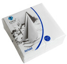 Luxury Airlaid Napkins Box of 500 White Linen Feel Disposable 40cm Dinner 4 Fold