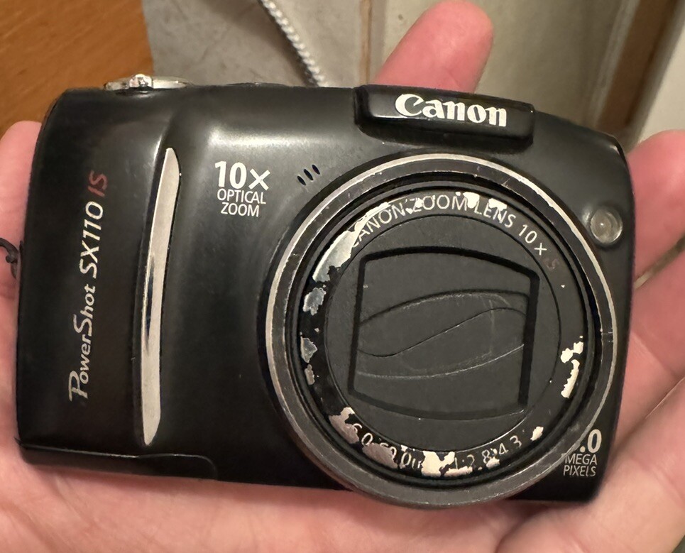 Canon PowerShot SX110IS 9.0 Mega Pixels Zoom Lens Works eBay