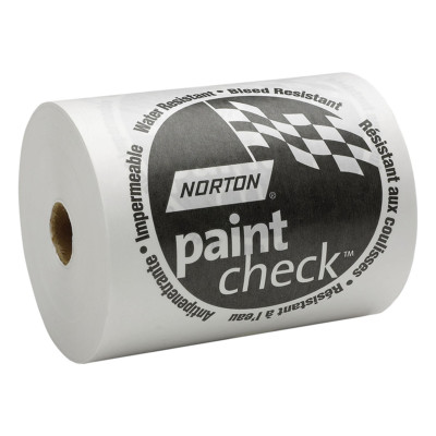 Norton 402 6'' x 750' - White Polycoated Paint Check Paper