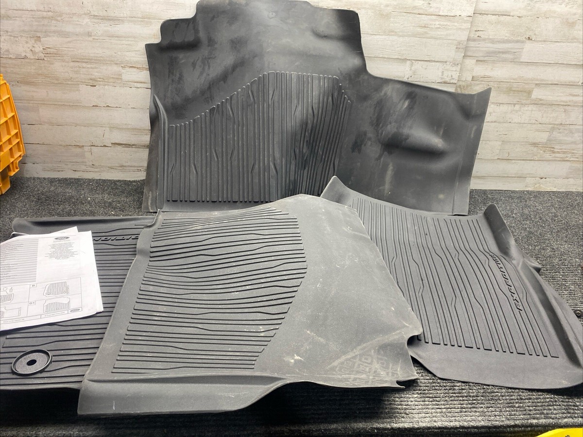 New OEM Ford Black Rubber Mats SKJL1J-78130D00-AB Expedition | eBay