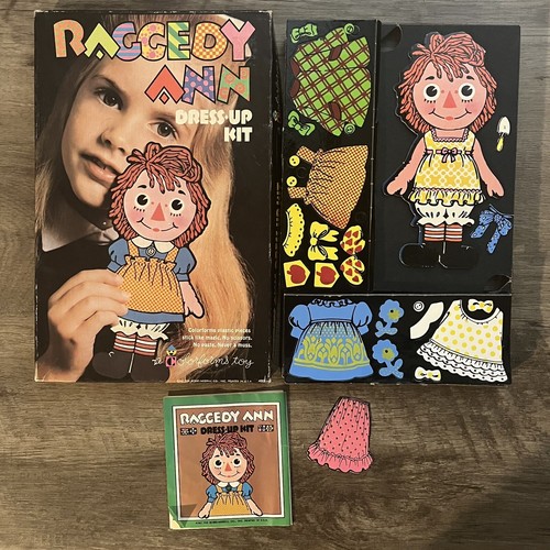 Raggedy Ann Dress Up Kit Colorforms 1967 Vintage eBay