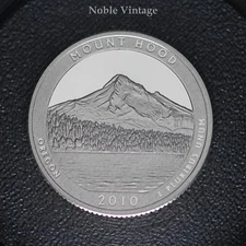 2010 S Proof Mount Hood ATB Quarter - From a Clad Proof Set - Light Toning-Lot A