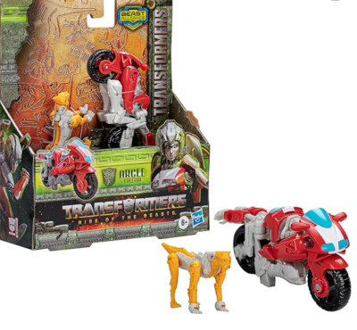 HASBRO TRANSFORMERS 7 RISE OF THE BEASTS WEAPONIZER ARCEE & CHEETOR FIGURE