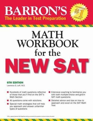 Barron's Math Workbook for the NEW SAT - 9781438006215, paperback, Leff MS