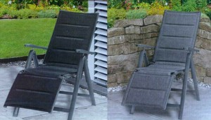 Aluminium-Relaxsessel Klappsessel Alu-Klappsessel bis 150 ...