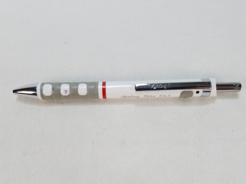 Rotring Tikky 3 In 1 Multi Pen Trio White Black Red Pen & 0.5mm Pencil, Tested