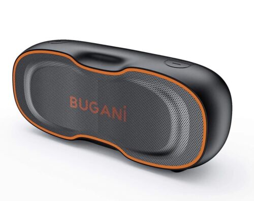 NIB BUGANI M130 Portable Bluetooth Speaker MINI Waterproof USB Input Outdoor - Afbeelding 1 van 8