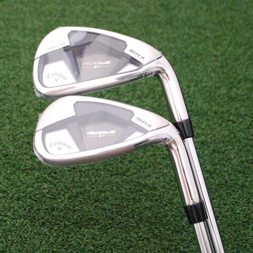 Callaway Rogue ST Max Iron Set 5-PW & AW - Elevate MPH 95 Steel