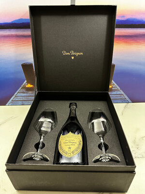 Dom Perignon 2009 Champagner 0,75L + 2 Dom Perignon Champagnergläser OVP