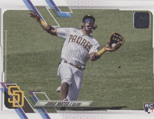 TOOPS CHROME RC KAIO JORGE 5枚限定！ JORGE MATEO TOPPS CHROME UPDATE ROOKIE PURPLE REFRACTOR RC PADRES