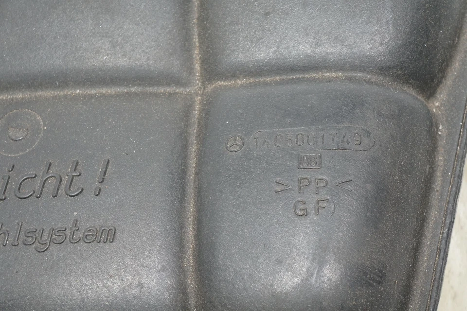 94 95 96 97 98 99 Mercedes-Benz S420 W140 COOLANT EXPANSION RESERVOIR TANK OEM - Image 3 of 4