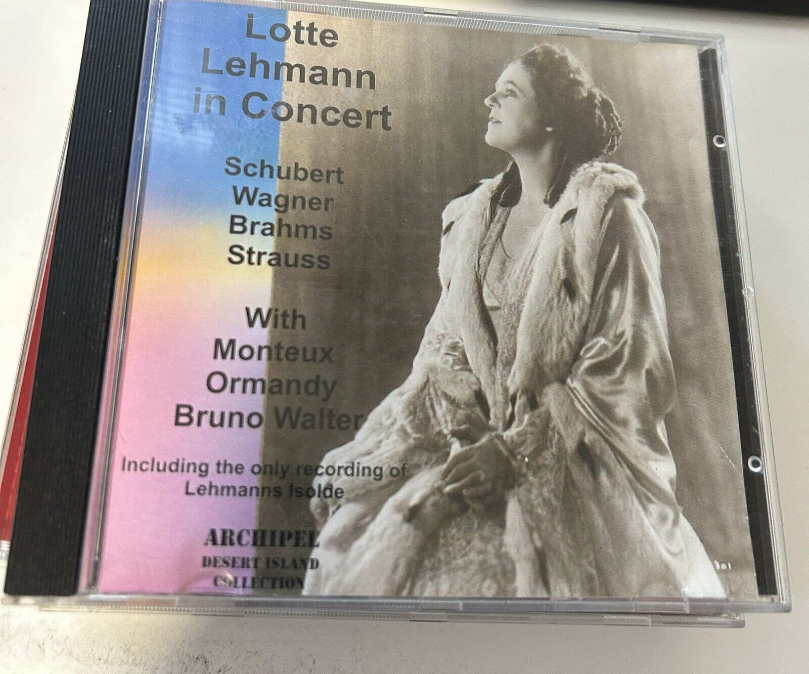LOTTE LEHMANN in Concert / Monteux, Walter, Ormandy CD
