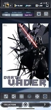 Topps Star Wars Digital Card Trader Black Darth Vader Prism 2 Insert