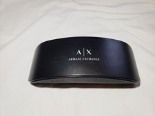 A/X Black ARMANI Exchange Hard Plastic Clamshell Sunglasses Case