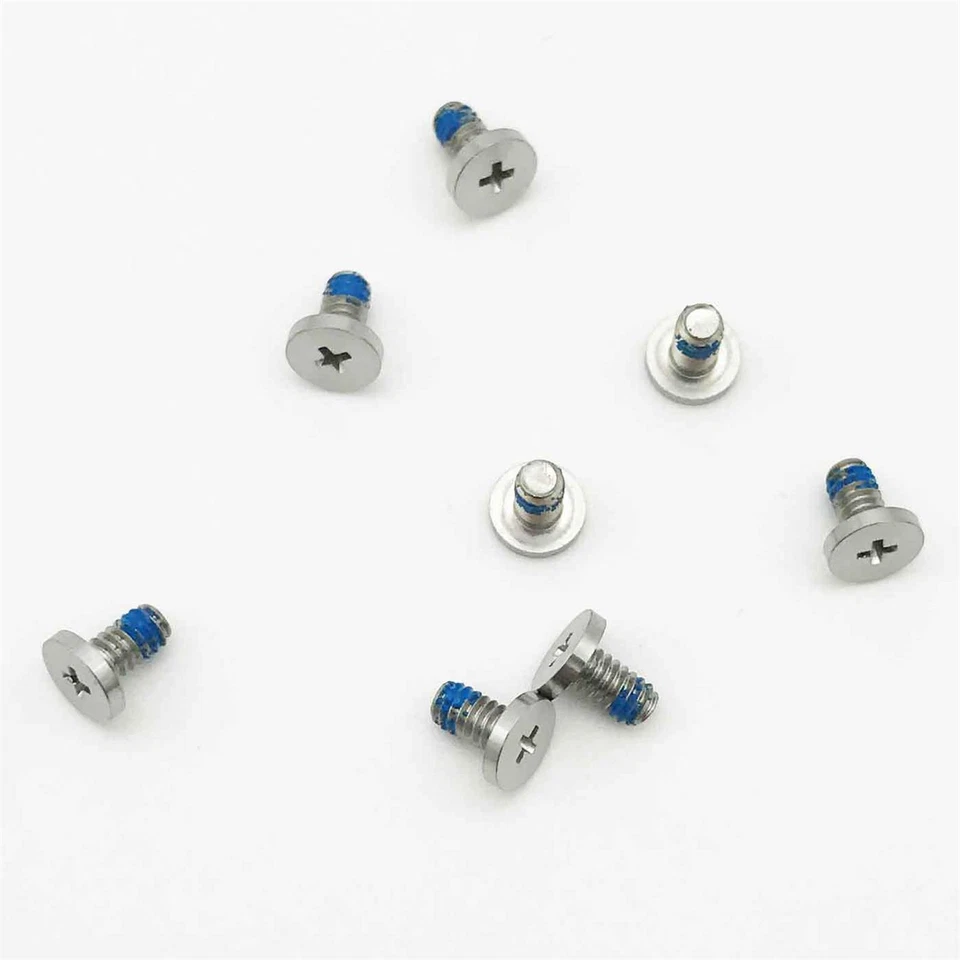 Nuovo set viti cover inferiore 8 pezzi per Apple bianco MacBook Unibody A1342 WL - Immagine 2 di 4