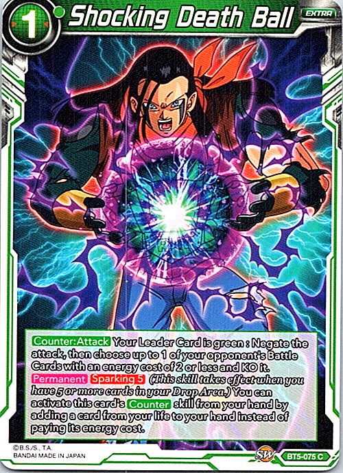 Shocking Death Ball BT5-075 C Dragon Ball Super Card TCG X1 | eBay