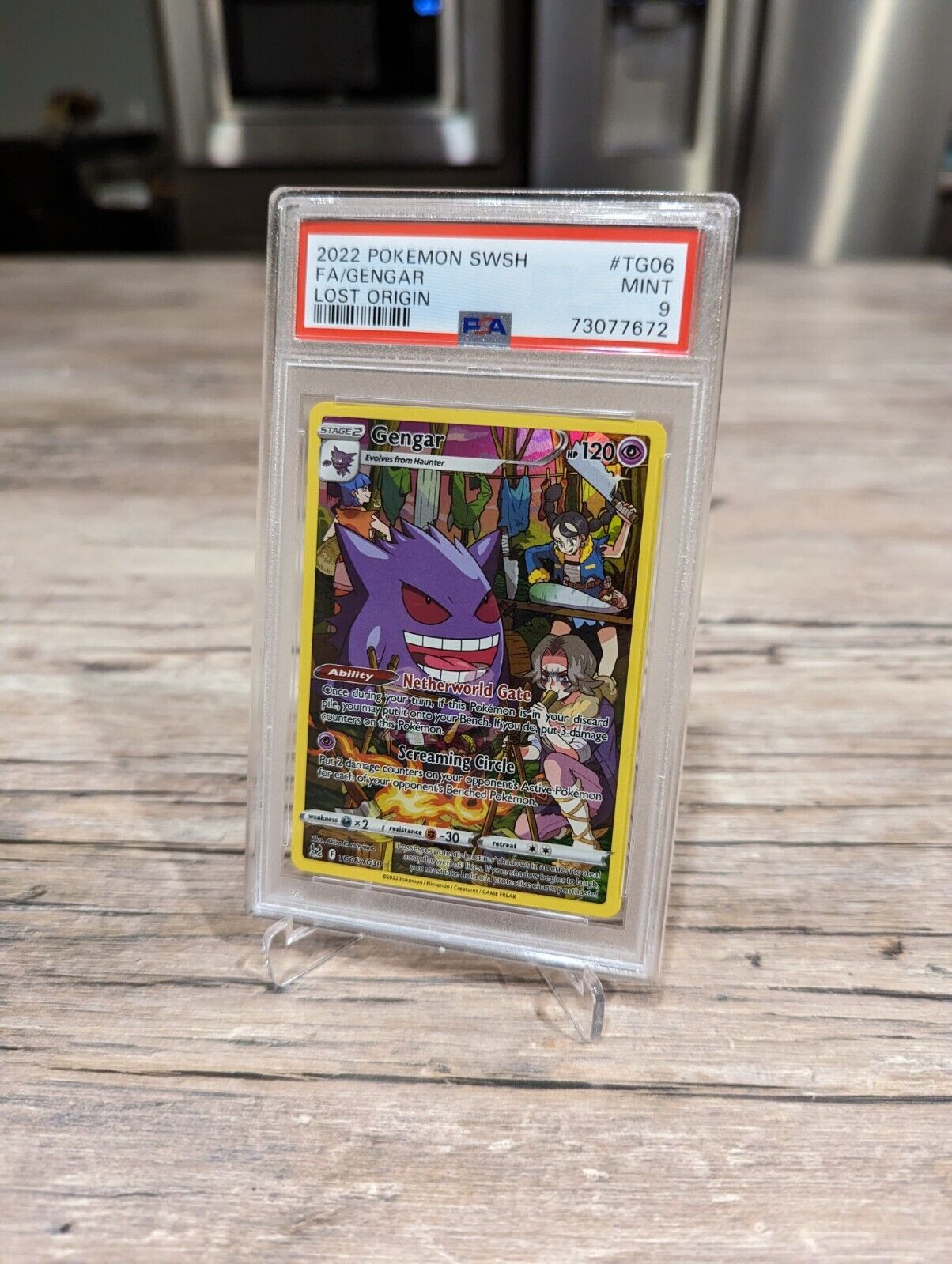 Pokemon Gengar F/A Trainer Gallery PSA 9 MINT - 2022 Lost Origin