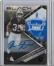 2022 Panini Black Zamir White Sapphire Rookie Autograph Card #133 /35. rookie card picture