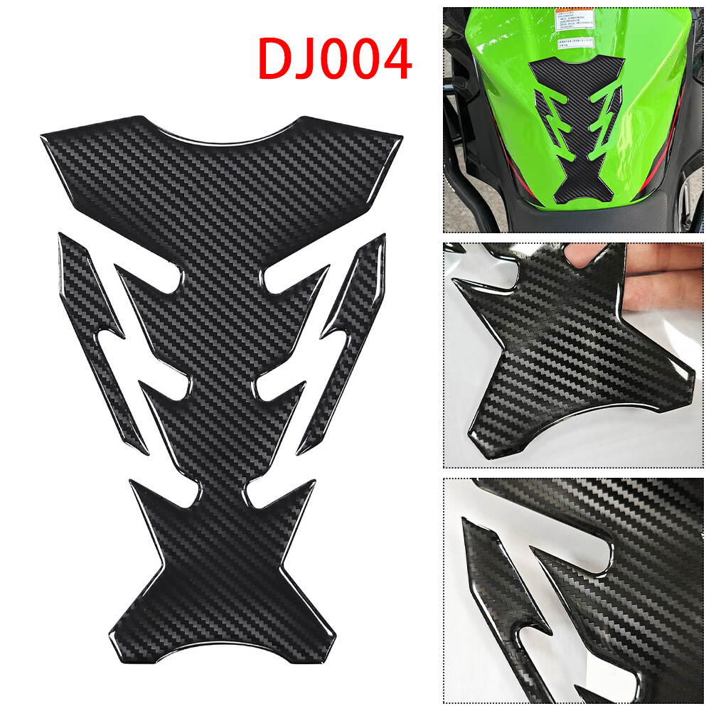 5D Carbon Fiber Motorcycle Fuel Tank Pad Stickers Protector Decal